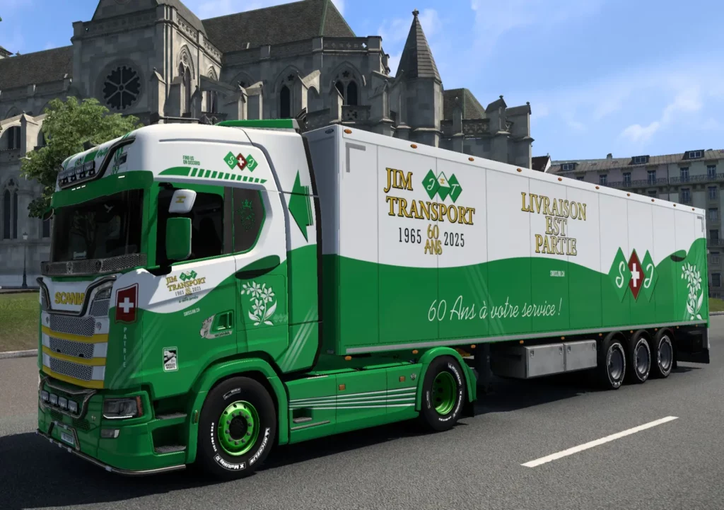Camion scania s skin jim transport