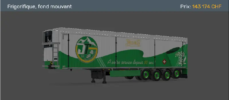 Jim transport skin frigorifique fond mouvant