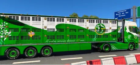 Skin jim transport scania r betaillere surbaissée