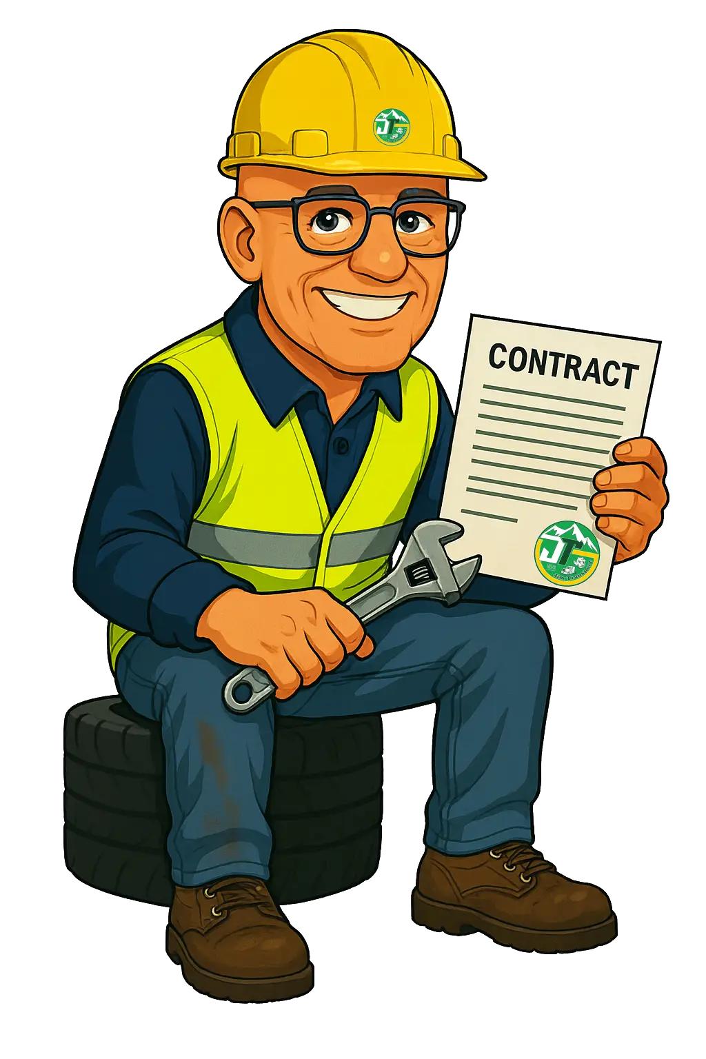 Mascotte Jim Transport recrutement contrat Euro Truck Simulator 2