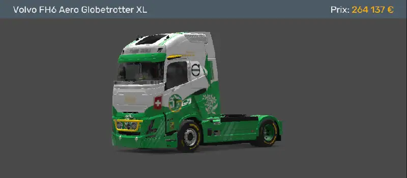 Euro truck simulator 2 volvo fh6 aero globetrotter xl skin jim transport