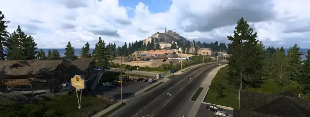 Grand Utopia of America GUOA plage océan American Truck Simulator map