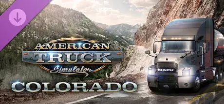 DLC Colorado pour American Truck Simulator avec camion Mack Anthem dans les montagnes Rocheuses